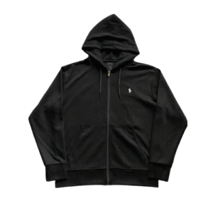 POLO HOODIE – BLACK